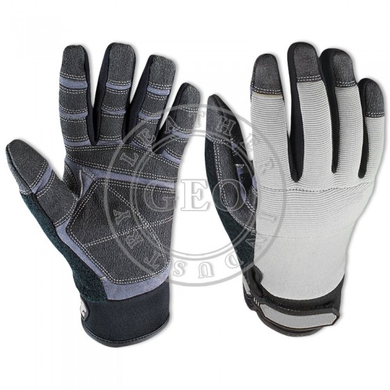Heavy Duty Safety Gloves / Pakistan Manufacturer 2017/ Industrial Safety Mechanics Gloves